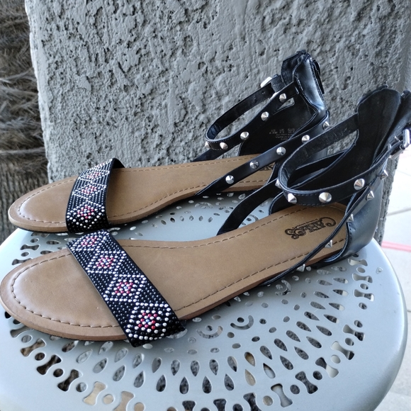 CARLOS SANTANA SIENA SANDALS - Size 8.5 - Picture 3 of 12